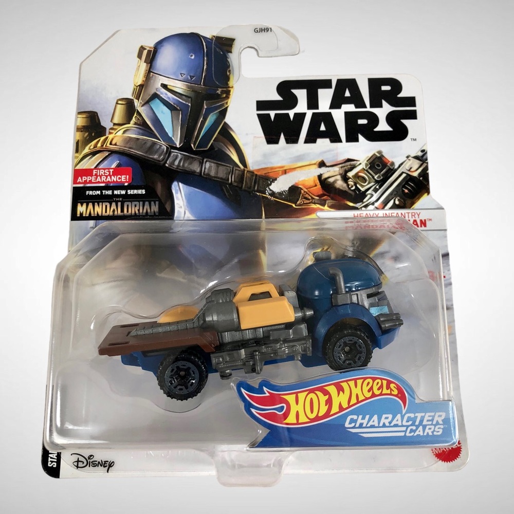Hot Wheels Star Wars Heavy Infantry Mandalorian First Appearance!